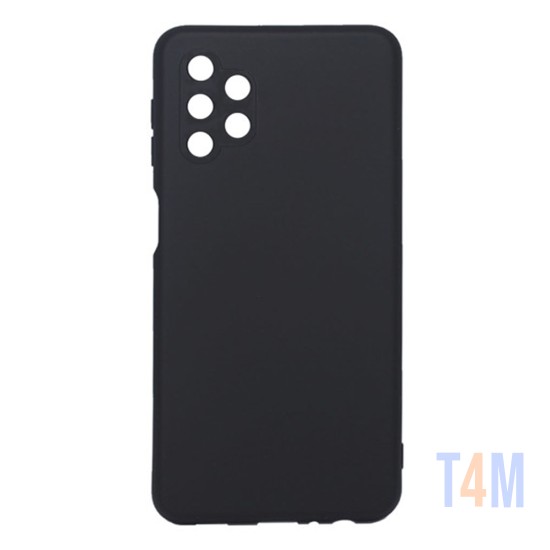 Funda de Silicona con Marco de Cámara para Samsung Galaxy A32 4g Negra